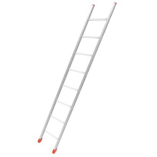 1,0 PZ Di SCALA ALL. SEMPLICE DA APPOGGIO  8 GRADINI H 2,5 M