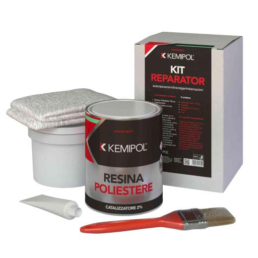 1,0 PZ Di FIBRORESINA IN KIT COMPLETA ML.750