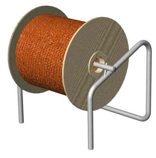 1,0 PZ Di ESPOSITORE VUOTO X FILO STEND.BIANCONE