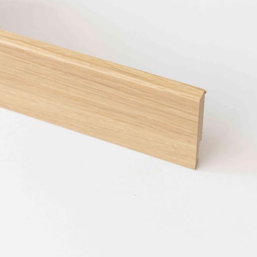 5,0 PZ Di BATTISCOPA  80X11 MM MDF 240 CM ROVERE NATURALE