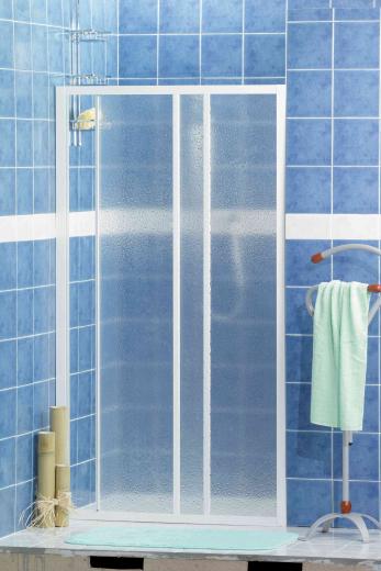 1,0 PZ Di PORTA SCORREVOLE DOCCIA 100/105 BIANCO P01