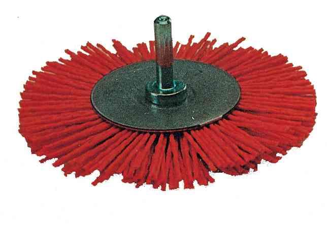 1,0 PZ Di POGGI 497.20 SPAZZOLA CIRCOL NYLON 100 MM GR 150