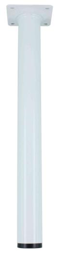 4,0 PZ Di PIEDINO ACCIAIO D. 30 X H 300 MM BIANCO