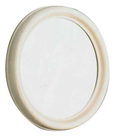 1,0 PZ Di SPECCHIO EUROPA D 50 CM BIANCO ART.332