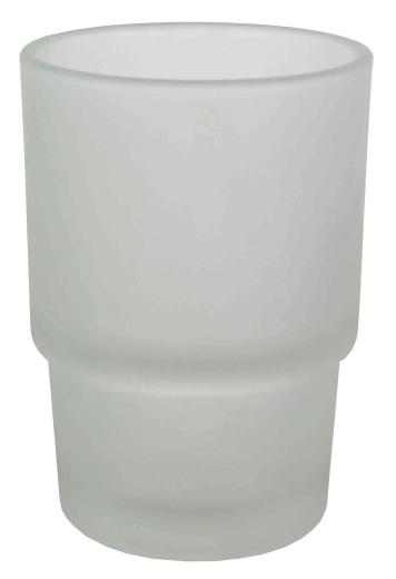 1,0 PZ Di BICCHIERE RICAMBIO PORTASPAZZ. SATINATO TONDO