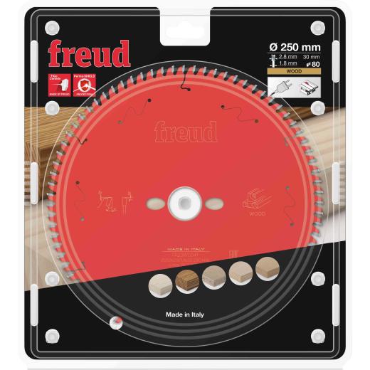 1,0 PZ Di DISCO WIDIA PER LEGNO D 250 MM FORO 30 DENTI 80
