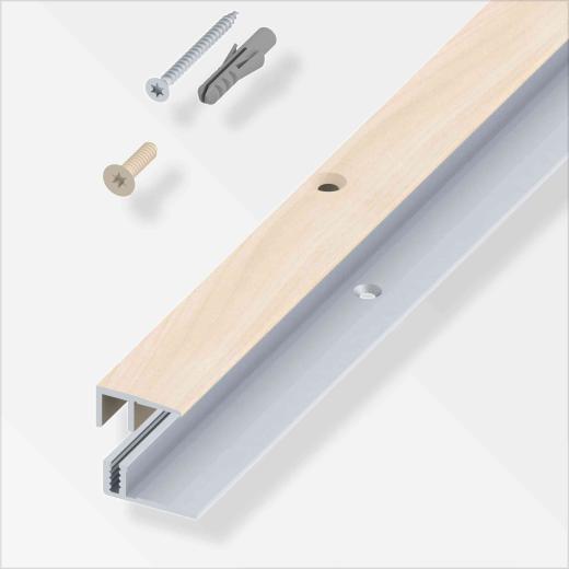 1,0 PZ Di RACCORDO BALCONE PER PARQUET ROVERE CREMA 100 CM