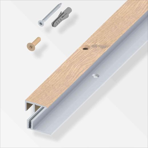 1,0 PZ Di RACCORDO BALCONE PER PARQUET ROVERE BEIGE 100 CM