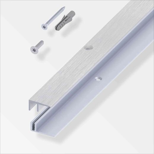 1,0 PZ Di RACCORDO BALCONE PER PARQUET GRIGIO SPAZZ. 100 CM
