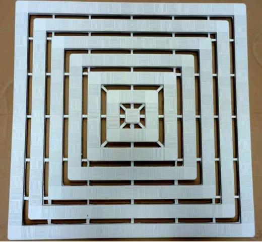 1,0 PZ Di PEDANA DOCCIA IN PLASTICA 60X60 CM*