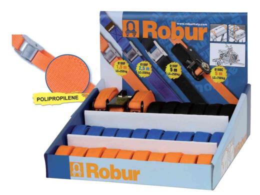 1,0 CF Di ROBUR ESPOSITORE 29 PZ NASTRO ALLACCIABAGAGLI