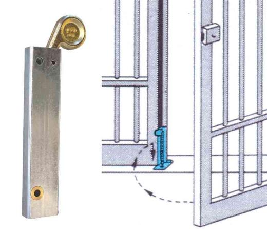6,0 PZ Di PALETTO AUTOMATICO 418 LEVA OTT FER ZIN 30X15X180 