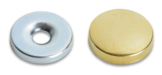 200,0 PZ Di BORCHIA COPRIVITE OTTONE LUCIDO 16 MM*