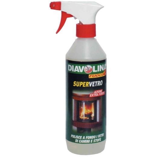 6,0 PZ Di PULITORE SUPERVETRO DIAVOLINA 500 ML