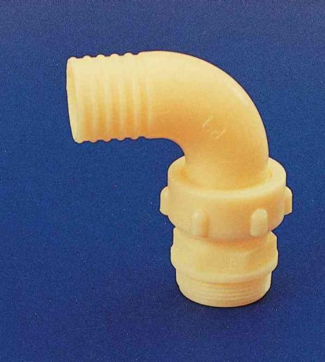 10,0 PZ Di RACCORDO NYLON CURVO 3 PZ 2046 D 25 MM X 1*