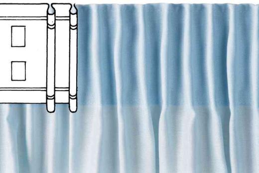 50,0 ML Di FETTUCCIA ARRICCIATENDA AUTOMATICA A265 H 65 MM