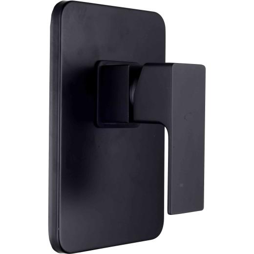 1,0 PZ Di SERIE ELEGANT MISCELATORE INCASSO DOCCIA NERO OPAC
