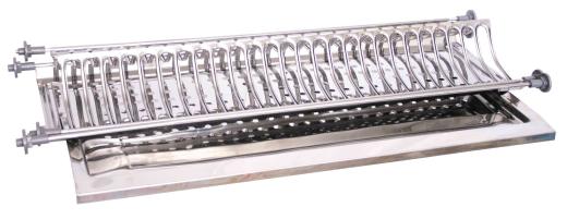 1,0 CP Di MENSOLA COLAPIATTI ACCIAIO INOX C/VASCH 76 CM