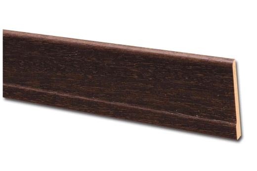 10,0 PZ Di BATTISCOPA 70X10 MM CON PIEDE 245 CM NOCE SCU 6064