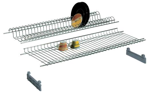6,0 CP Di MENSOLA COLAPIATTI ACCIAIO CROM C/SUPP 76 CM