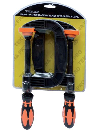 6,0 BL Di MORSETTO A REGOLAZIONE RAPIDA APER 50 MM BL 2 PZ