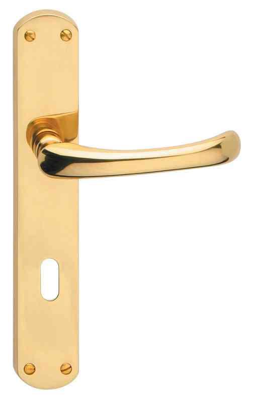 1,0 PZ Di MANIGLIA ZAMA CAPRI 8/90 ORO LUCIDO V
