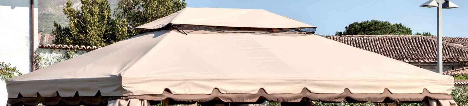 1,0 PZ Di TOP RICAMBIO PER GAZEBO ADVENTURE 3X4 M