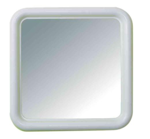1,0 PZ Di SPECCHIO SILVIA 50X50 CM BIANCO A.328*
