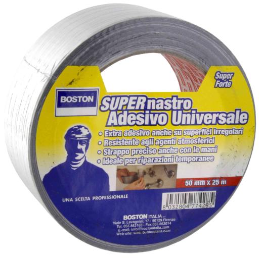 1,0 PZ Di NASTROAMERICANOEXTRA FORTE MM.50X25MT SILV.