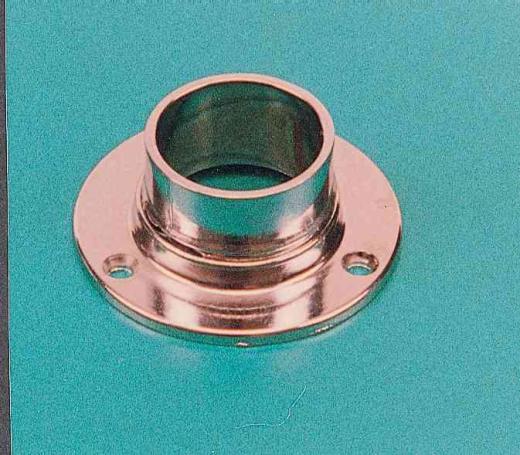 20,0 PZ Di GHIERA SVITABILE IN ZAMA TUBO D 25 MM CROMO**