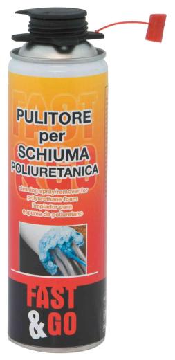 12,0 PZ Di FASTGO PULITORE SCHIUMA POLIURETANICA 500 ML