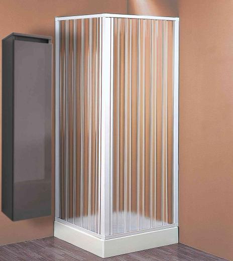1,0 PZ Di BOX DOCCIA A SOFFIETTO  80/60 X 80/60 CM IN KIT