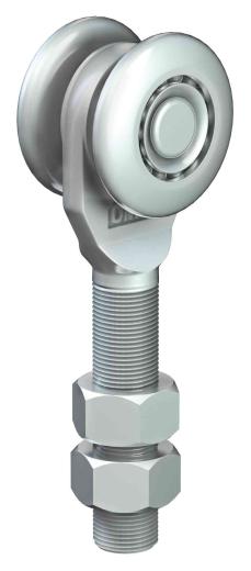 2,0 PZ Di OMGE  252 CARRELLO A 2 RUOTE D 55 MM PORT 220 KG
