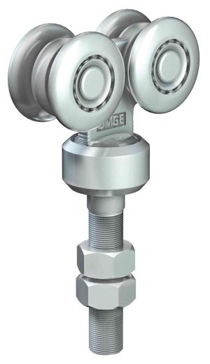 1,0 PZ Di OMGE  263 CARRELLO A 4 RUOTE D 55 PERNO GIR P 380 
