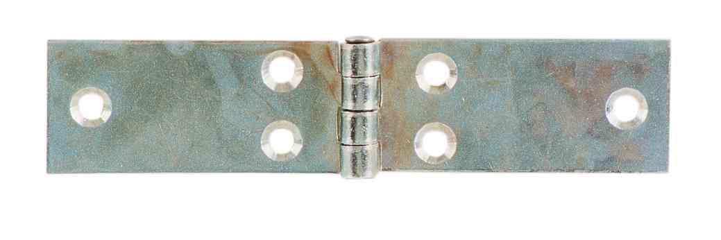 24,0 PZ Di CERNIERA PERNO FISSO LUNGA ACC ZINC 200 X 34 MM