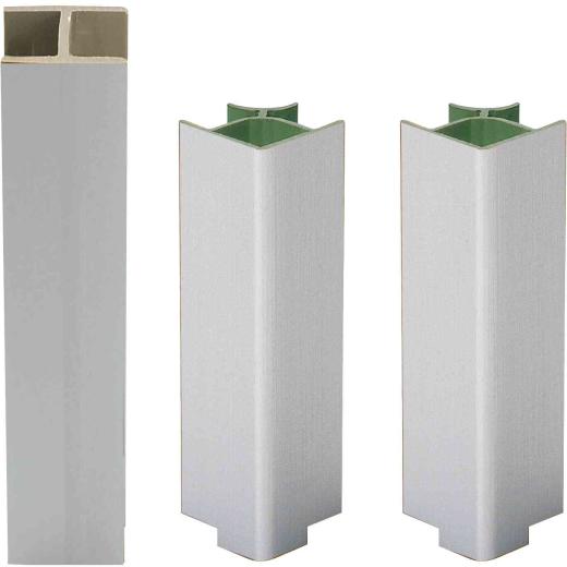 1,0 CF Di KIT ZOCCOLATURA PER CUCINA PVC H 12 CM ALLUMINIO
