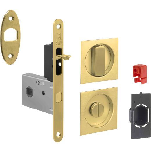 1,0 PZ Di KIT PORTA SCORR NICCHIA QUADRA EASY G500T ORO LUCI