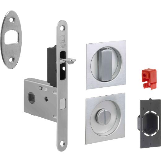 1,0 PZ Di KIT PORTA SCORR NICCHIA QUADRA EASY G500T BIANCO