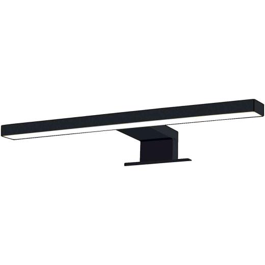 1,0 PZ Di APPLIQUE DA BAGNO LED CM. 30 NERO LAMPO