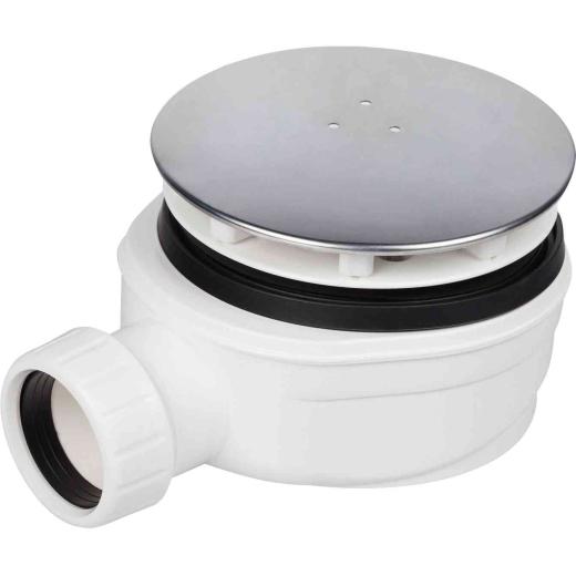 1,0 PZ Di PILETTA DOCCIA RIBASSATA D. 90 CON COPERCHIO INOX 