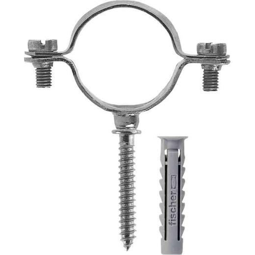 1,0 CF Di FISCHER 10 COLLARI MM.14 CZV CON VITE + TASSELLO