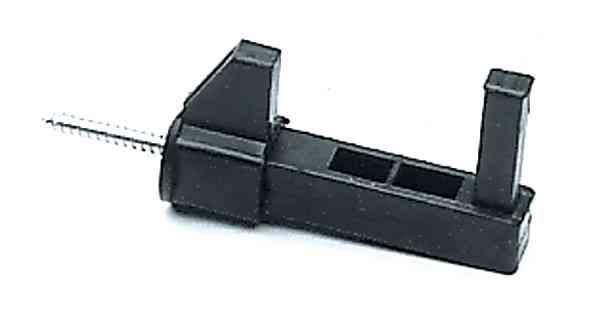 6,0 BL Di BL FERMAIMPOSTE PLASTICA CALABRONE NERO 2 PZ
