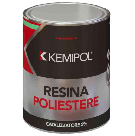 6,0 PZ Di RESINA POLIESTERE CON CATALIZZATORE 750 ML