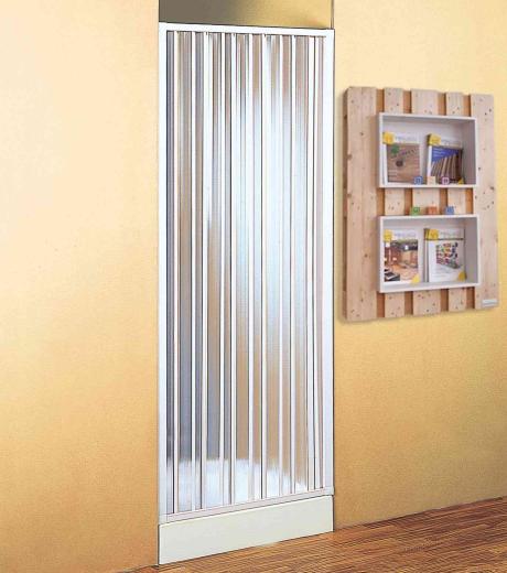 1,0 PZ Di PORTA A SOFFIETTO PER DOCCIA 80/110 CM