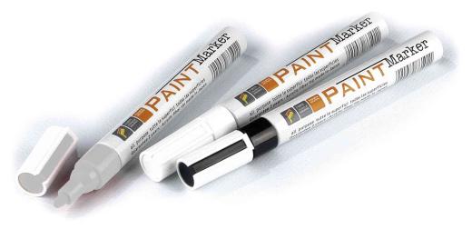 12,0 PZ Di PENNARELLO PAINT MARKER ARGENTO