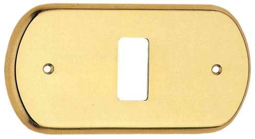 6,0 BL Di BL COPRINTERRUTTORE OTTONE AURORA 3P LUC V*