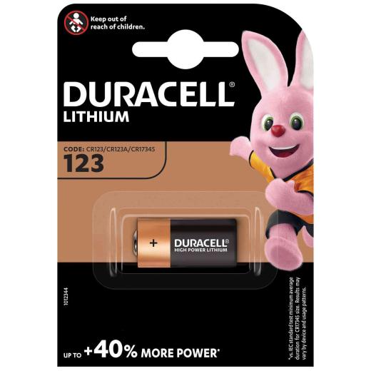 10,0 BL Di DURACELL BATTERIA 123 LITHIUM