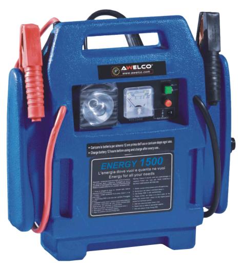 1,0 PZ Di AVVIATORE JUMP STARTER POWER1500