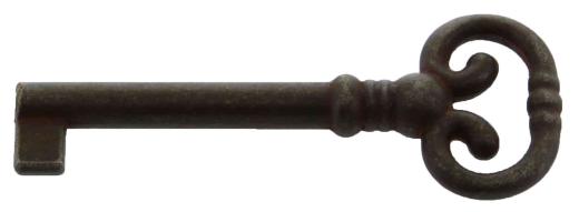 6,0 BL Di BL CHIAVE PER MOBILI 33007 29X74 MM FERRO VECCHIO