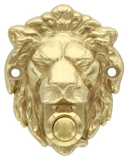 6,0 BL Di BL CAMPANELLO OTTONE LEONCINO 75X60 MM LUC VER